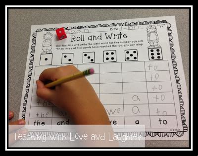 Literacy Activities - Roll & Write | Literacy activities kindergarten, Kindergarten literacy ...