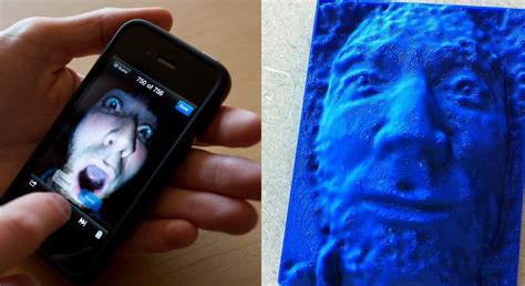 Aim the camera toward an object to to create 3d object • optimize models. iPhone 3D scanning