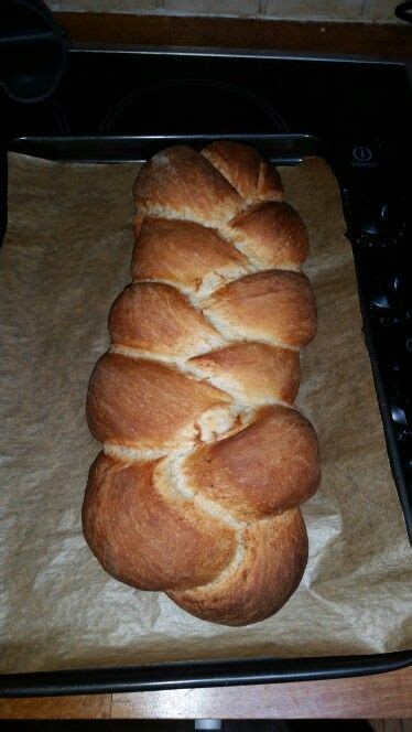 Basic three strand braid tutorial if you have no idea how to braid, you have come to the right place! 3 strand plaited white bread | Baking recipes, Baking, Food