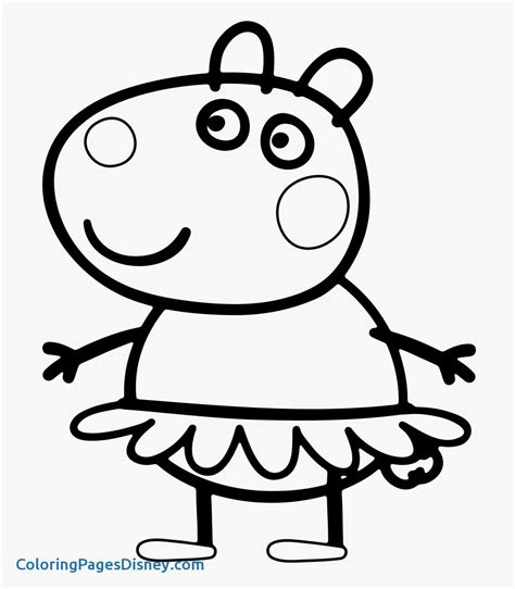 Peppa pig show revolves around peppa, an anthropomorphic female pig & her life with her family & friends. Peppa Pig and Suzy Sheep Coloring Pages | Peppa pig ...