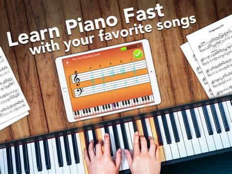 Once you've learned a few small sections, you'll be given the chance to play along. iPhone: 9 Apps para aprender a tocar piano | AppTuts