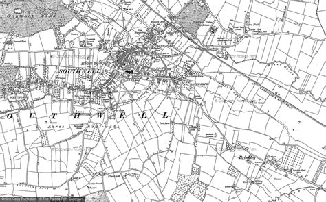 Maps published by ordnance survey and related bodies, including the war office (ca. Old Maps of Southwell, Nottinghamshire - Francis Frith