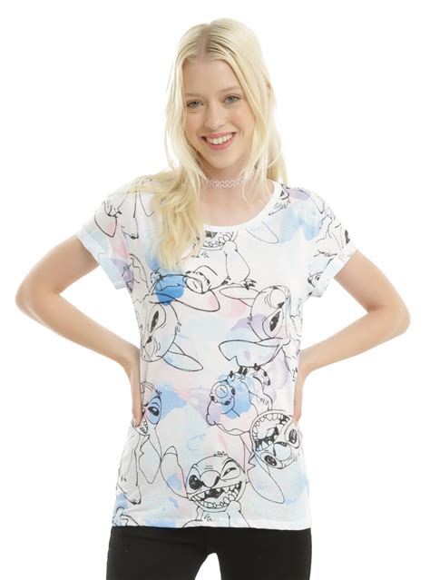 This is an officially licensed disney lilo and stitch shirt! Disney Lilo & Stitch Watercolor Girls T-Shirt | Watercolor ...