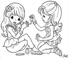 Sister coloring page that you can customize and print for kids. Precious Moments 2 Sisters Coloring Page | Coloring pages ...