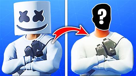 Marshmello plays fortnite in marshmello skin + battle royale gameplay highlights. 15 Fortnite Skins OHNE MASKE! (Marshmello) - YouTube