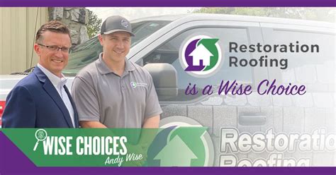 I needed my roof repaired after a recent storm and i was deciding between two companies for the job. Restoration Roofing - andywisechoices.com