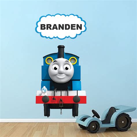 With these ideas decorators can keep their train theme bedroom or nursery project right on track. Thomas The Train Custom Wall Decal - Kids Train Wall Decal ...