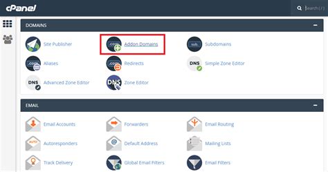 How to create Addon Domain in cPanel - Knowledgebase - ServerFreak ...