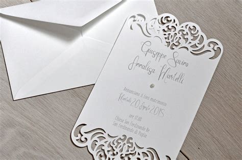 Trova le partecipazioni di matrimonio con i prezzi e preventivi per annunciare ai tuoi invitati le nozze. PARTECIPAZIONI MATRIMONIO intagliate - Feste - Matrimonio ...