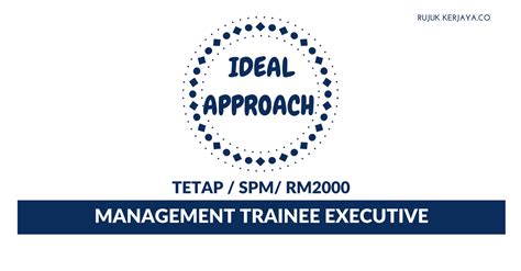 Ideal healthcare sdn bhd (ihsb) formally known as mutiara medical was established in 1999. Permohonan Jawatan Kosong Management Trainee Executive Di ...