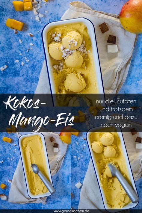 Milch aufkochen lassen, salzen und pfeffern. Veganes Kokos-Mango-Eis - Rezept von Gernekochen.de ...