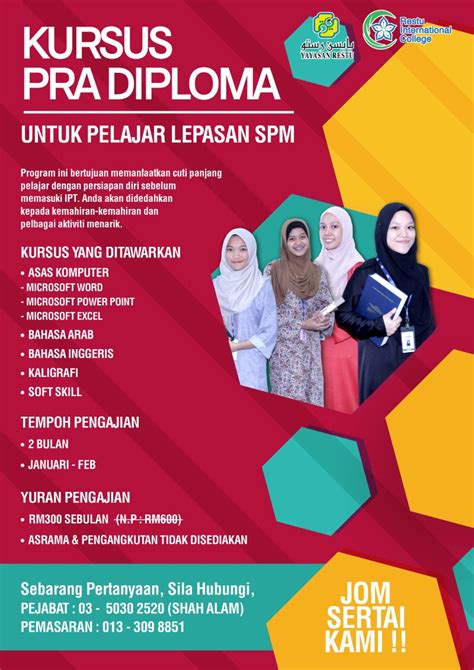 Pra diploma sains uitm 6 months ago. PRA DIPLOMA Untuk Pelajar Lepasan SPM | Restu ...