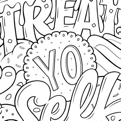 If you don't want to use illustrator, i recommend drawing on plain white copy paper with a black sharpie, then use a copier to make pages. Adobe Coloring Book Chapter 7: Treats | Create