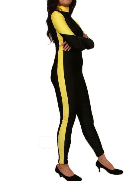 Check out our spandex catsuit selection for the very best in unique or custom, handmade pieces from our женская одежда shops. Cheap Black Yellow Stripes Spandex Lycra Catsuit ...