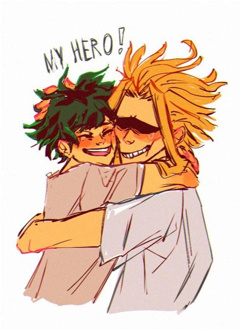 You can become a hero! Deku x all might