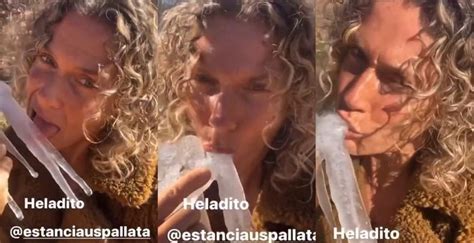 Qué rico el heladito, está buenísimo, se la qué rico el heladito, está buenísimo, se la escuchaba decir en el video que se volvió viral y. Maru Botana habló sobre su video chupando hielo - Pablo Layús