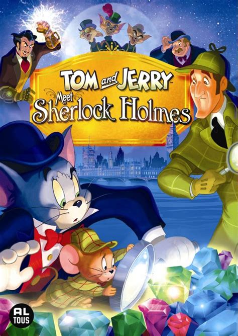 2009 , action, adventure, crime, mystery. Tom And Jerry Meet Sherlock Holmes