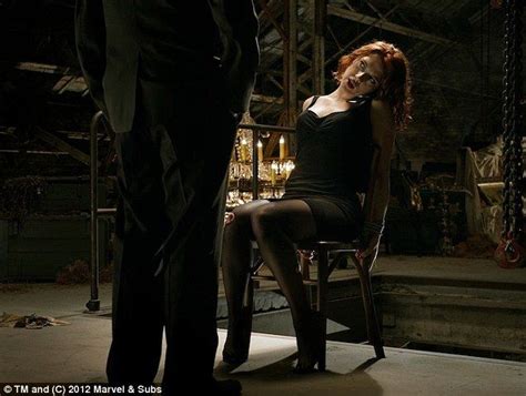 The only reason you saw it coming. Natasha Romanov Interrogation Outfit | Geeky: Costume ...