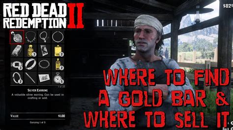 Oct 30, 2018 · in red dead redemption 2, players will quickly amass a collection of stolen goods and valuables.trinkets and accessories such as rings, belt buckles, and watches can be found on the bodies of. Red Dead Redemption 2 Where to Find a Gold Bar & Where to ...