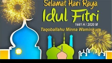 Bila ada kata membekas luka. Kata kata Idul Fitri 1441H - YouTube