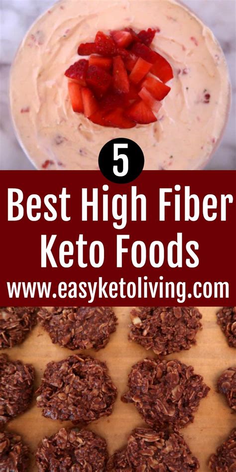 This encourages the body to burn fat and leads to weight loss. 5 Best High Fiber Keto Foods - Low Carb High Fiber Food List