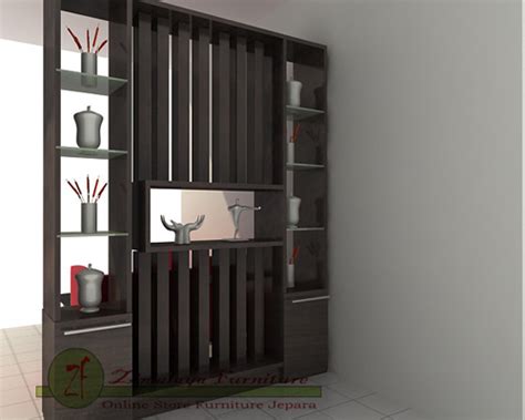 Partisi atau sekat ruangan berperan penting dalam melengkapi interior rumah. Lemari Partisi | Zimalaya Furniture