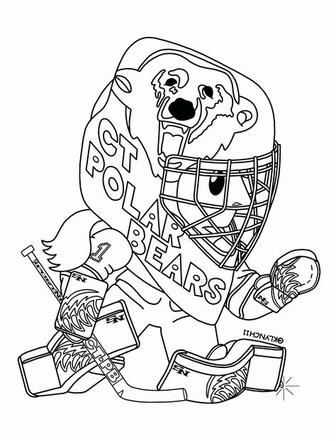 In this image you will find a hockey player focusing on the match. Hockey Goalie Coloring Pages at GetColorings.com | Free printable colorings pages to print and color