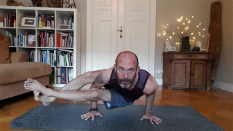 I kinda laughed inside because my arms were so weak. Arm Balance Challenge #3: 8-Angle Pose (Astavakrasana ...