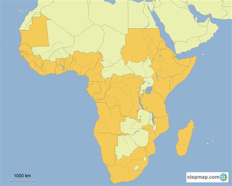 Map Of Sub Saharan Africa - Maps Location Catalog Online