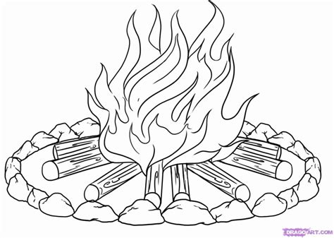 Get out your crayons and get ready to color! Camp Fire Colouring Pages 246759 Campfire Coloring Pages ...