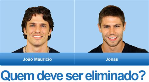 Conheçam os emparedados e quem quer eliminar. Votação Enquete Paredão BBB 12 ; Jonas ou João Mauricio ...