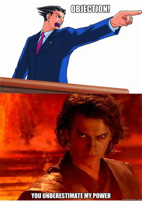 Blank high quality you underestimate my power meme template. Objection Power memes | quickmeme