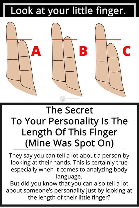 Investigating leadership, gender, and coaching level using the revised leadership for sport scale. The Secret To Your Personality Is The Length Of This Finger (Mine Was Spot On) in 2020 | Body ...