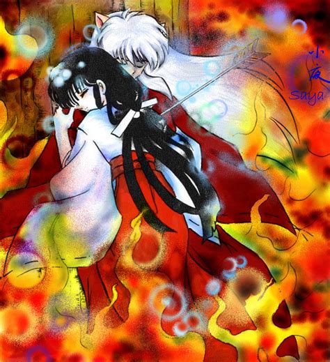Kikyo/inuyasha wallpapers inuyasha photo (31213185) fanpop. manga coloring-Inuyasha Kikyo by Lescca on DeviantArt