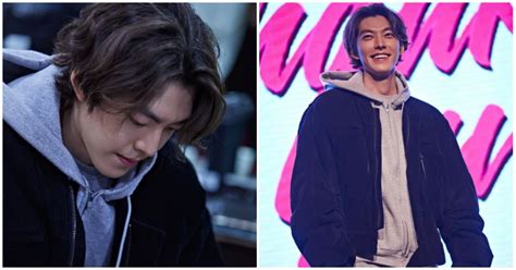 Kim woo bin ❤ new photos absolutely stunning with long hair. Kim Woo Bin Spotted Looking Sexy in Sweats at His Recent ...