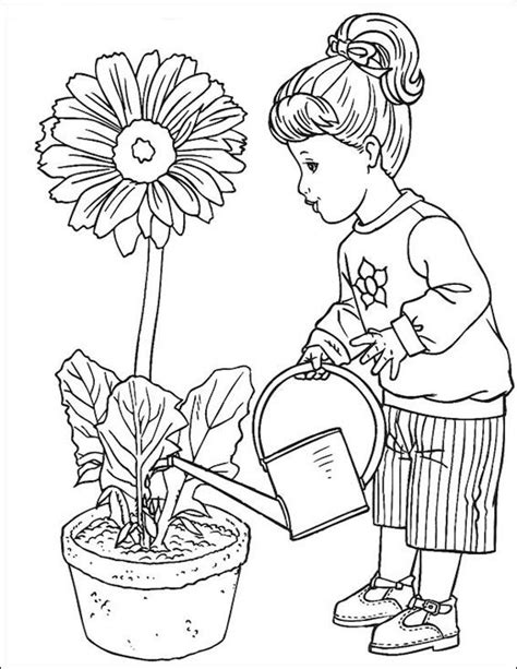 Kelly green color is considered a mixture of different colors; kelly watering flowers | Barbie coloring pages, Barbie ...