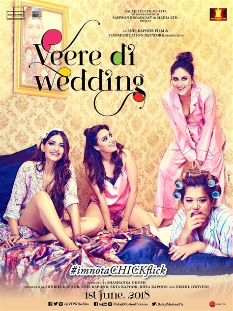 The movie stars kareena kapoor, sonam kapoor, swara bhaskar and shikha talsania in the lead roles. Veere di wedding | Full movies download, Wedding movies ...