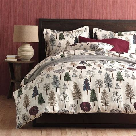 Pointehaven flannel duvet cover set. Forest Trails Flannel Duvet Cover / Sham | Flannel duvet ...