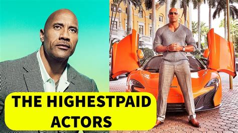 It's because unfortunately the pay gap, in hollywood, is alive and well. THE HIGHEST-PAID ACTORS 2019 - YouTube