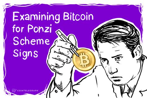 An online marketplace where illegal goods were money is only a tool. Examining Bitcoin for Ponzi Scheme Signs