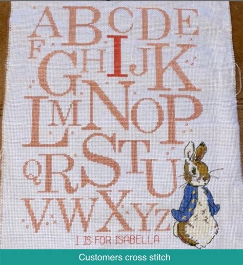 See more ideas about cross stitch alphabet, cross stitch, cross stitch alphabet patterns. Beatrix Potter baby name full alphabet cross stitch | Etsy ...