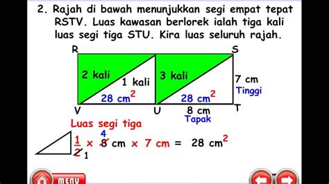 Rumus lain dari luas segitiga abc adalah jika diketahui panjang ketiga sisinya (yakni a, b dan c). Formula Kira Luas Trapezium - Autocad - Design Pallet Workshop
