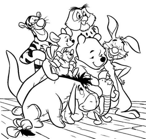 You can paint the tiger or both character at glance. Winnie The Pooh And Friends Coloring Pages ...