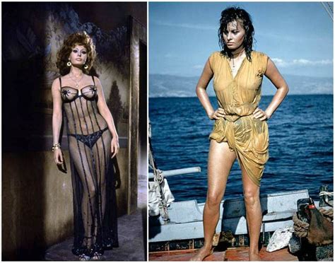 Sophie loren displays too much bosom for american tastes, but italians don't blink (i.redd.it). Sophia Loren's height, weight. She is fitted and ...