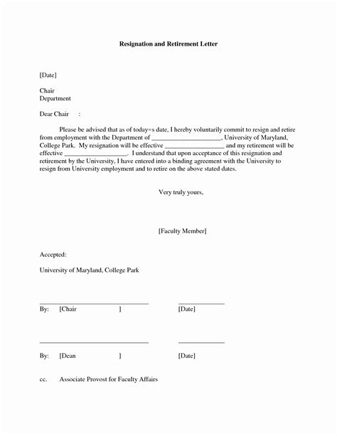 A resignation letter is a legal document where you announce your intent to leave your current position within a company. 50 Letter Of Resignation Retirement Example | Ufreeonline Template