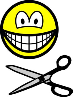 Cutting smile scissors : Smilies @ emofaces.com