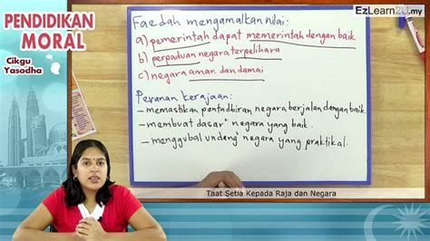 Perasaan sayang dan bangga kepada negara. F4&5-MORAL-Nilai - Page 2 - Jom Tuisyen