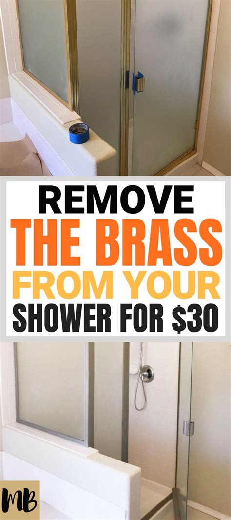 Most people use the terms door jamb and door frame interchangeably, but there is a difference. How to Paint a Brass Shower Frame for $30 (Shower Door DIY)