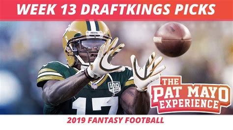 Fantasy football today mailbag (6:02). 2019 Fantasy Football Rankings — NFL Week 13 DraftKings ...