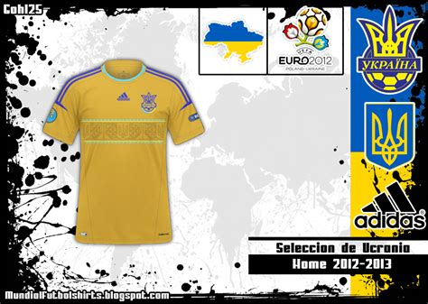 Últimas noticias de selección ucrania: Mundial Futbol Shirts: Selección de Ucrania 2012-2013 ...